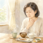 逆流性食道炎の咳・喉のつまりが、薬だけでは楽にならないとき──50代女性の鍼灸ケースの詳細へ